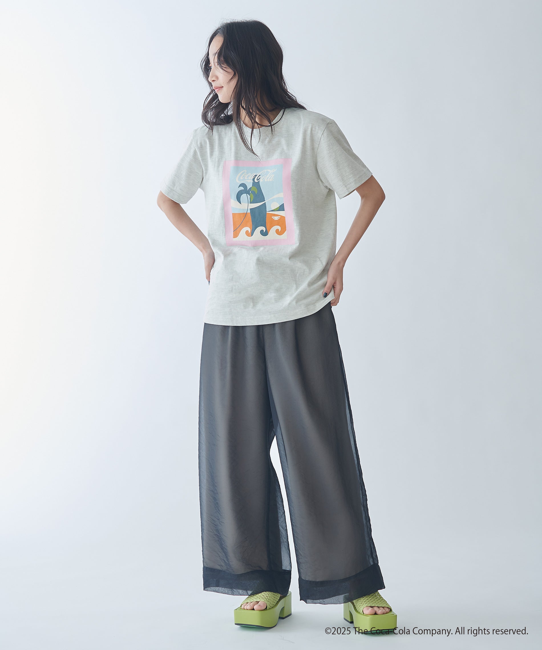 コカ・コーラ トロピカルアートプリント Tシャツ – FACE SANS FARD