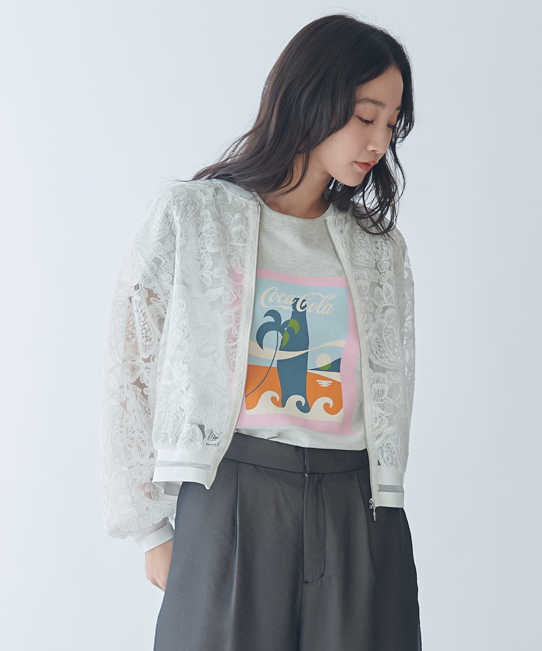 フラワーコード刺繍ブルゾン – FACE SANS FARD フラワーコード刺繍ブルゾン – FACE SANS FARD