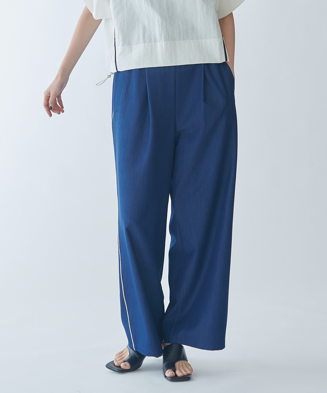 ダンガリーデニムワイドパンツ – FACE SANS FARD ダンガリーデニムワイドパンツ – FACE SANS FARD