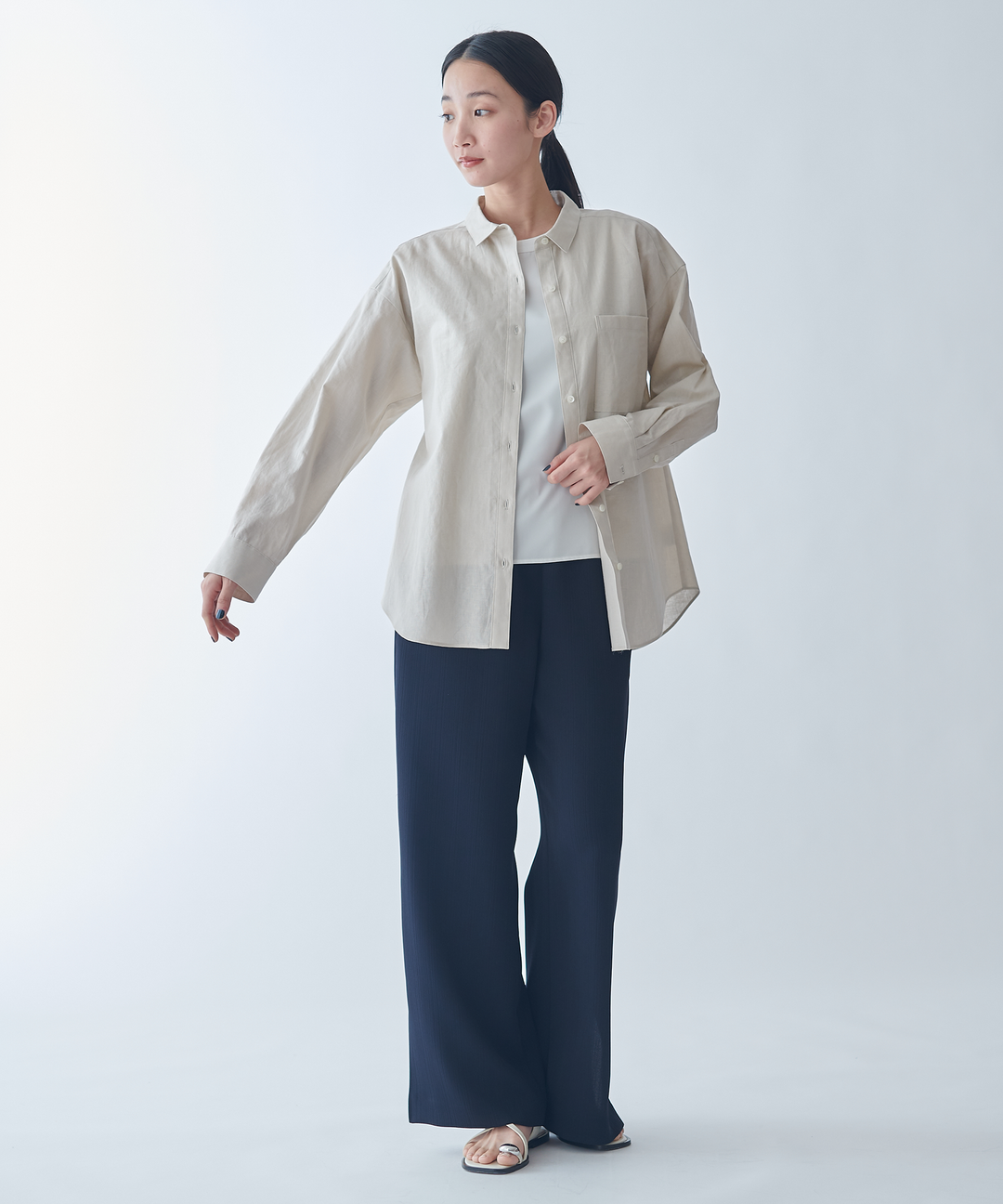 コットンリネンシャツ – FACE SANS FARD コットンリネンシャツ – FACE SANS FARD