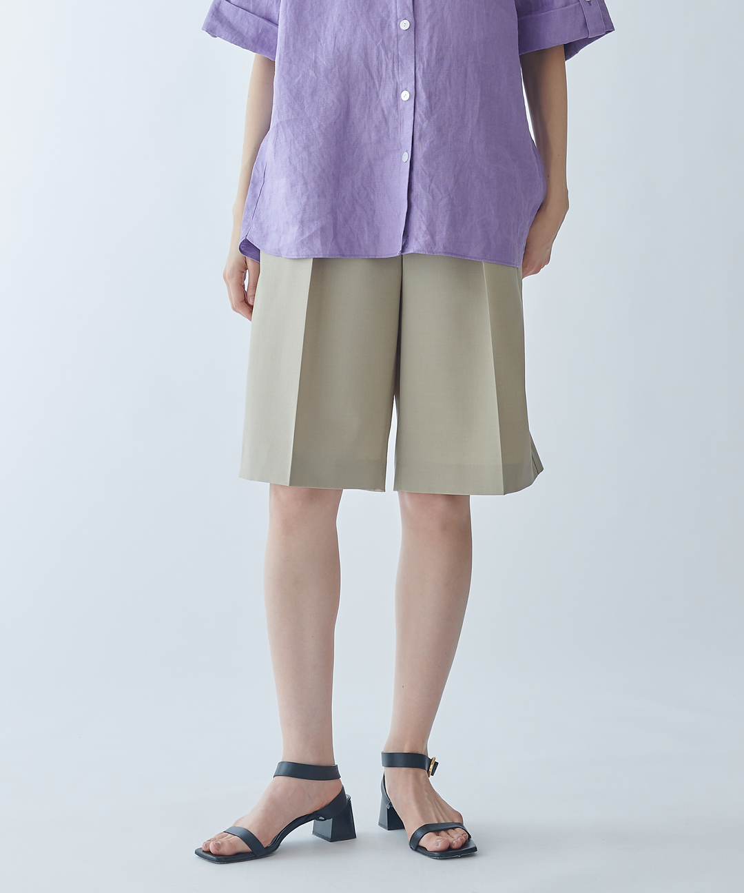 センタープレスハーフパンツ – FACE SANS FARD センタープレスハーフパンツ – FACE SANS FARD