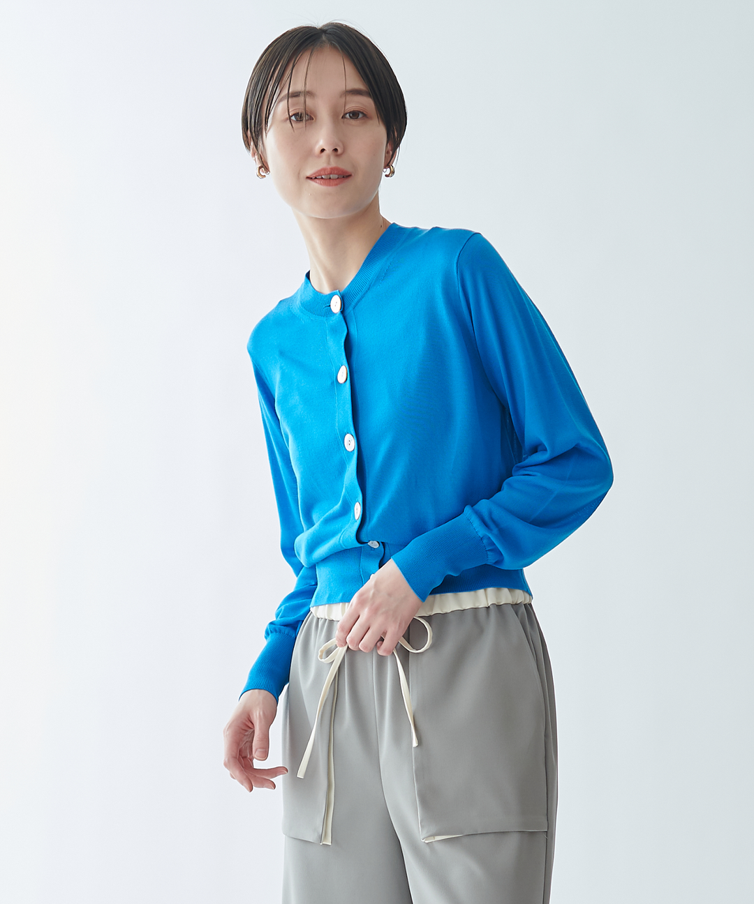 ベーシックショートカーディガン