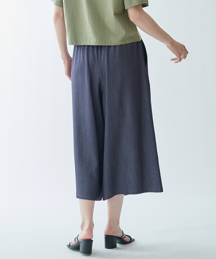 シンプルガウチョパンツ
