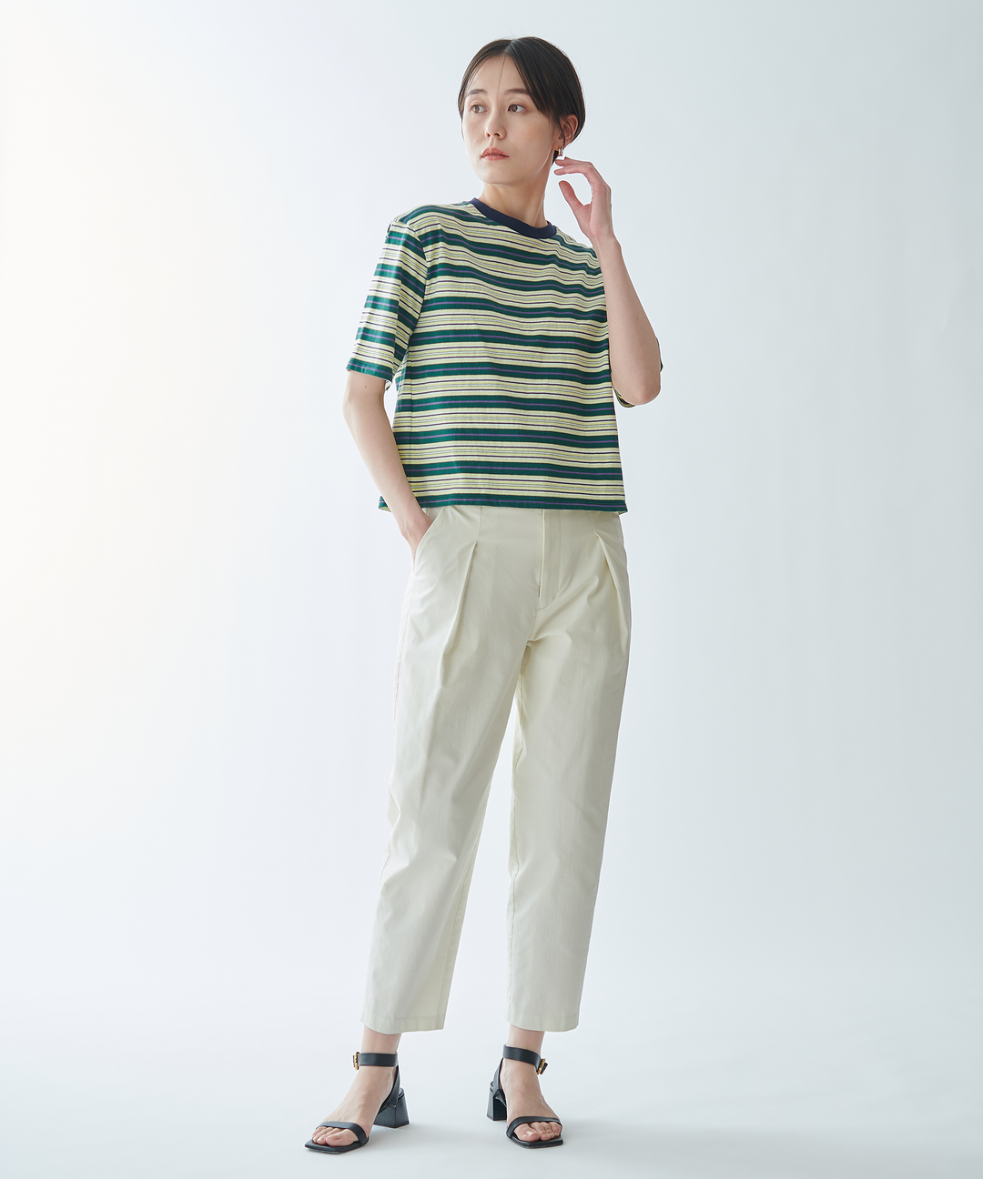マルチボーダーTシャツ