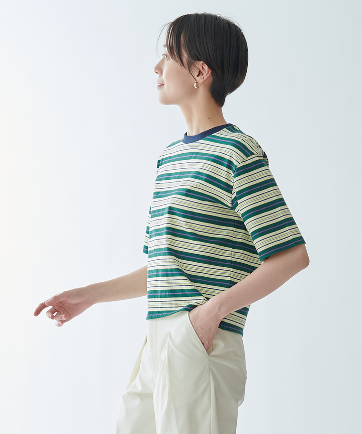 マルチボーダーTシャツ