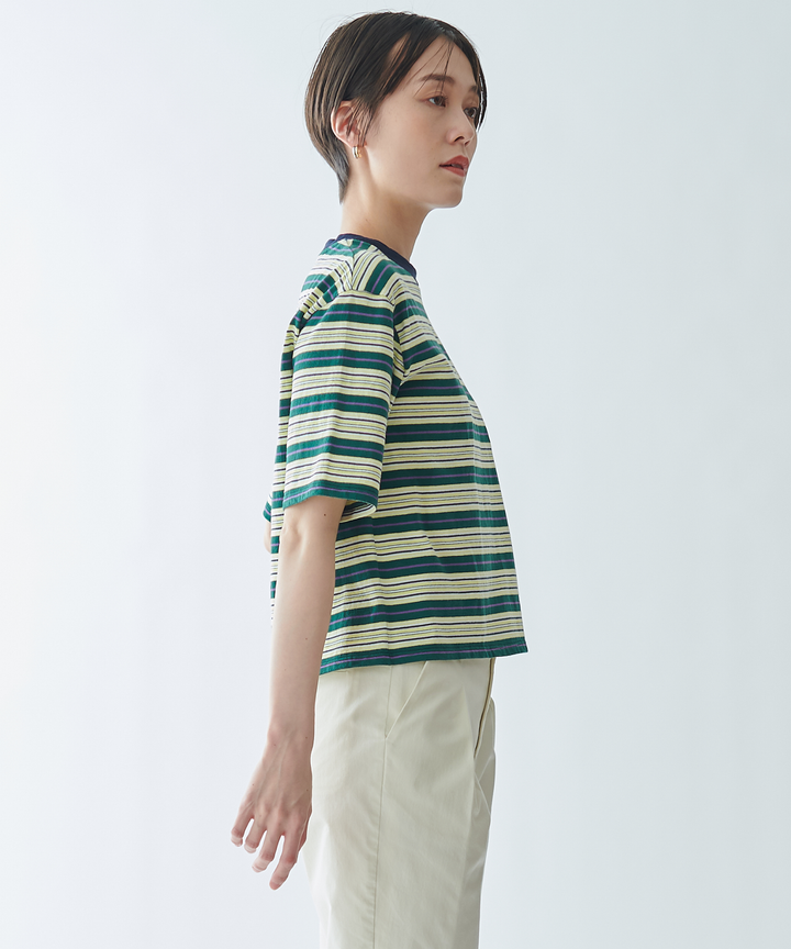 マルチボーダーTシャツ