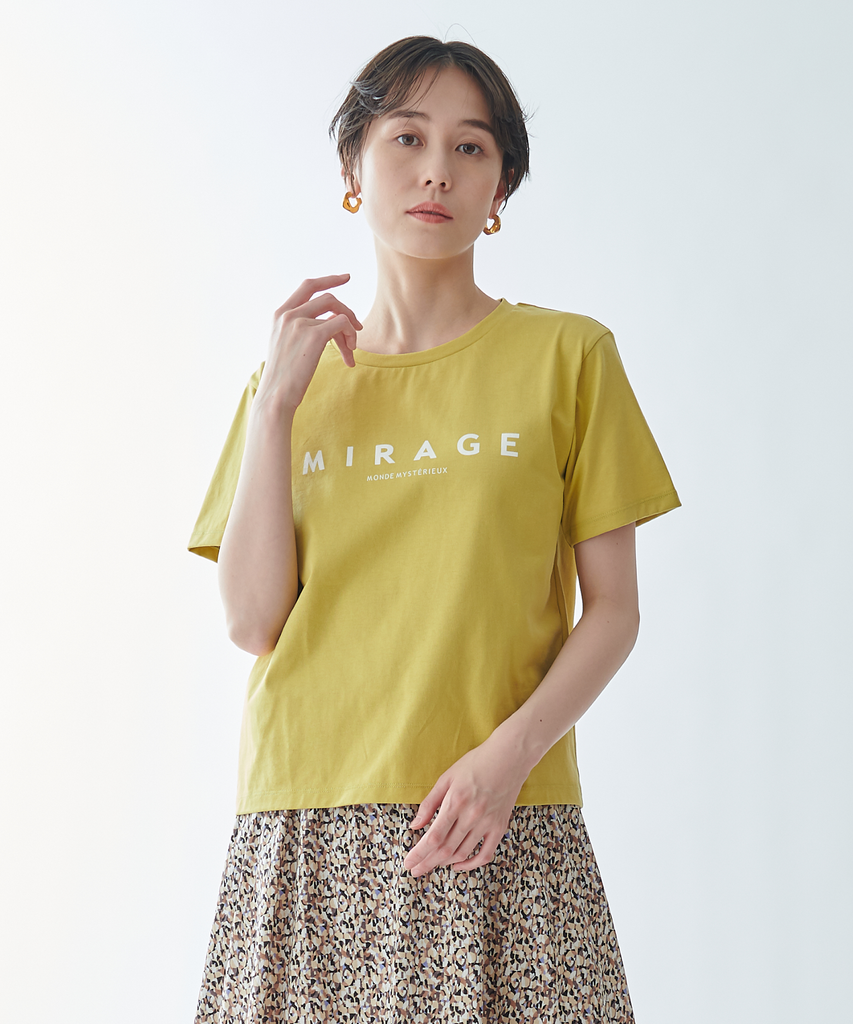 SALE [30%OFF] MyLanka (ミランカ) Tシャツ ロゴ 半袖 クルーネック シルケット天竺 コットン M80306 返品不可 ポケットシアーTシャツ – FACE SANS FARD