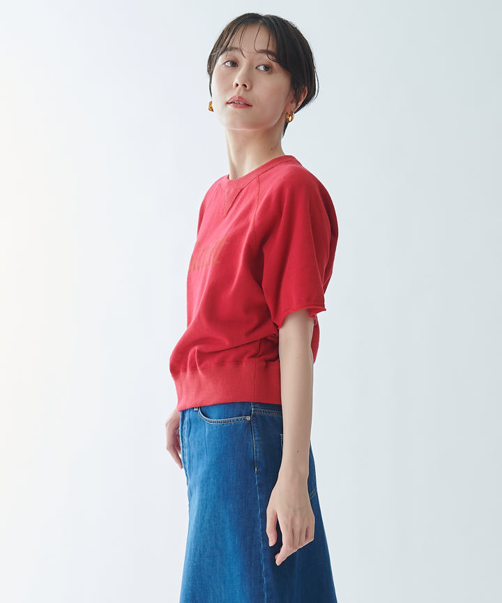 ラグランスリーブトップス