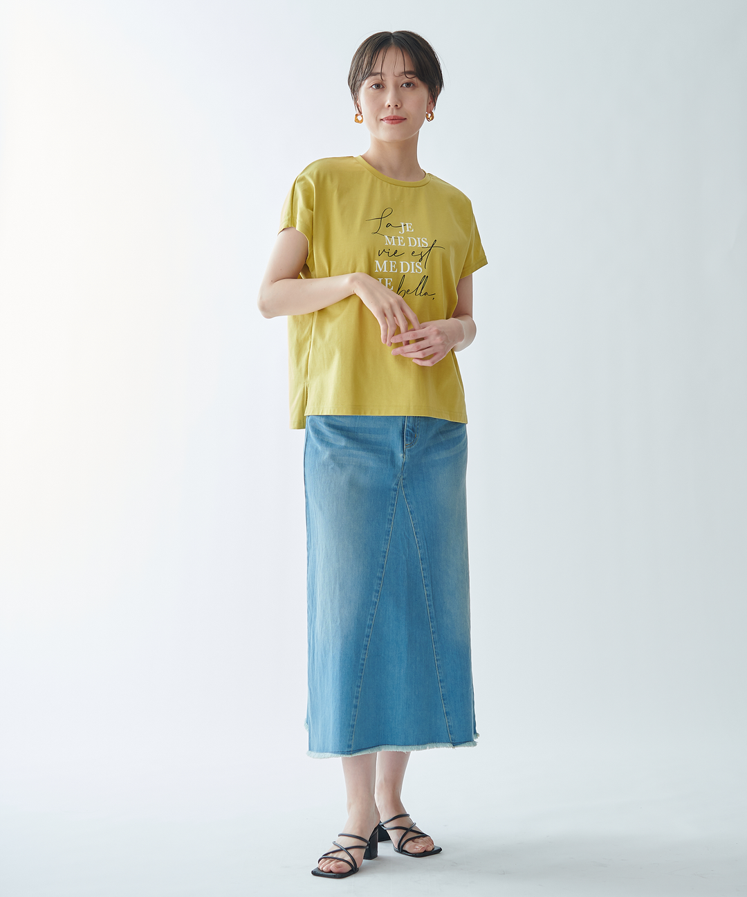 フレンチスリーブTシャツ