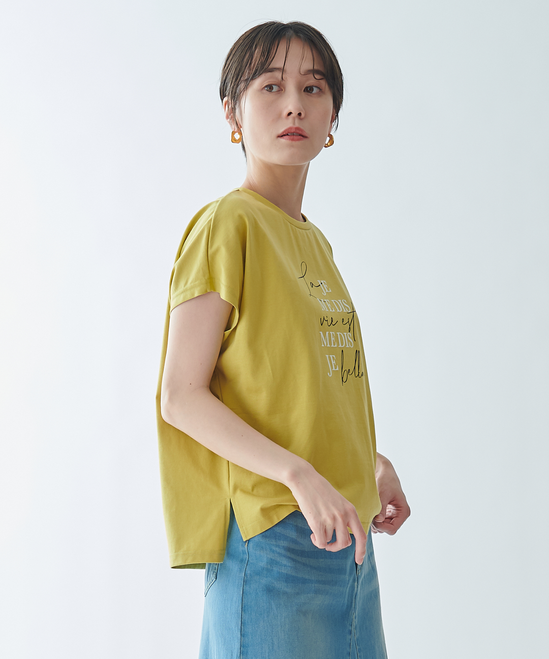 フレンチスリーブTシャツ