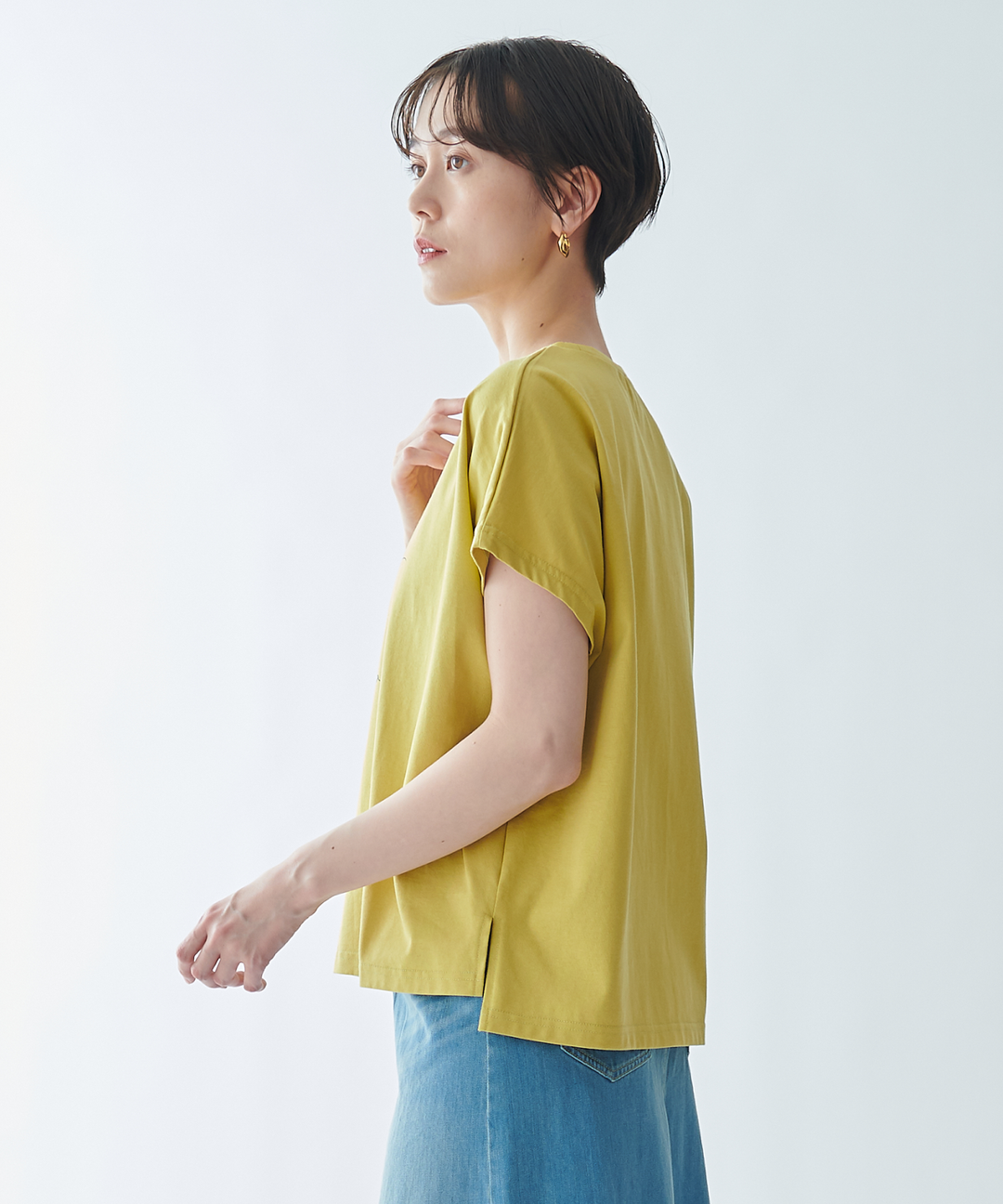 フレンチスリーブTシャツ