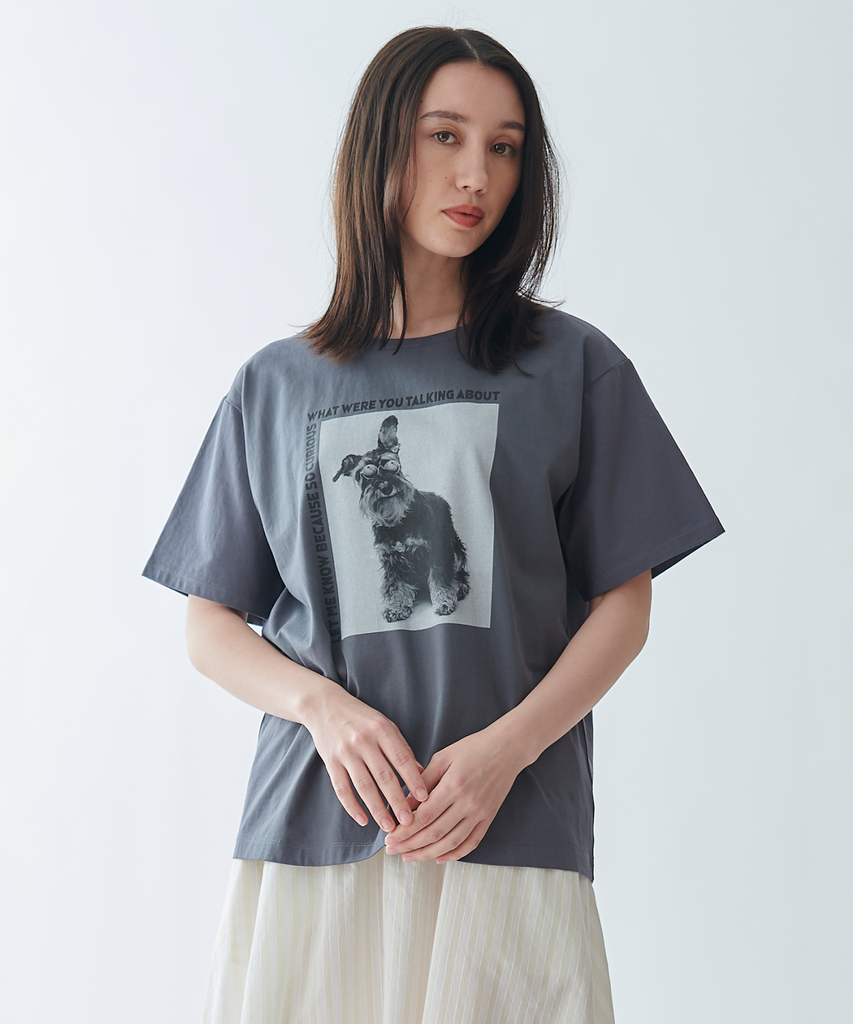 D&G Bette Davis フォトプリント Tシャツ グレー 38 D&G Bette Davis フォトプリント Tシャツ グレー 38 D&G Bette Davis