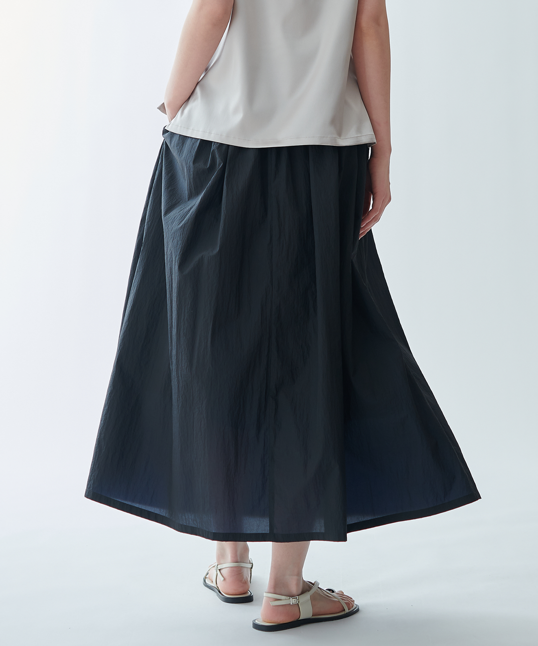シースルータフタスカート