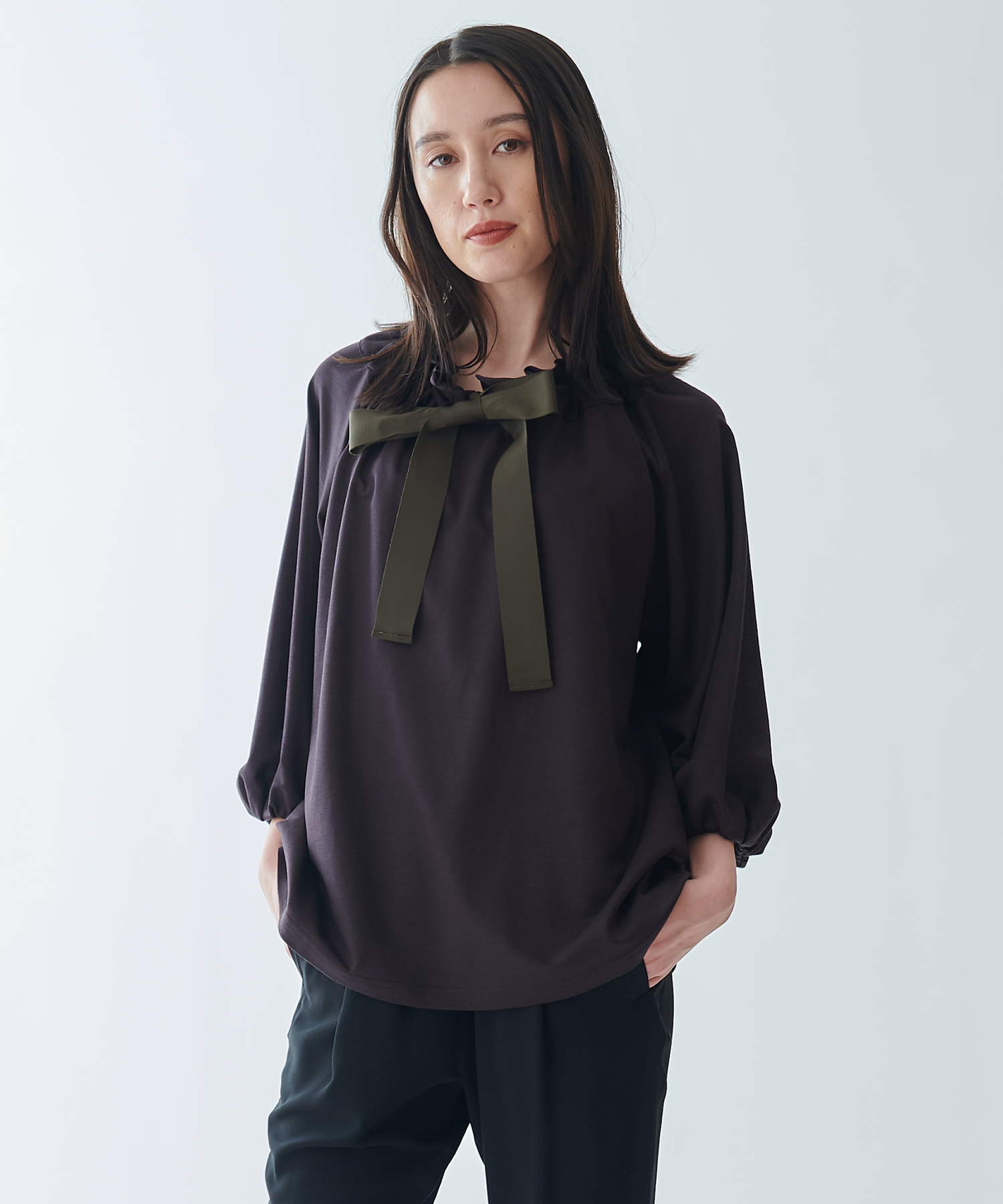 衿ギャザートップス – FACE SANS FARD 衿ギャザートップス – FACE SANS FARD