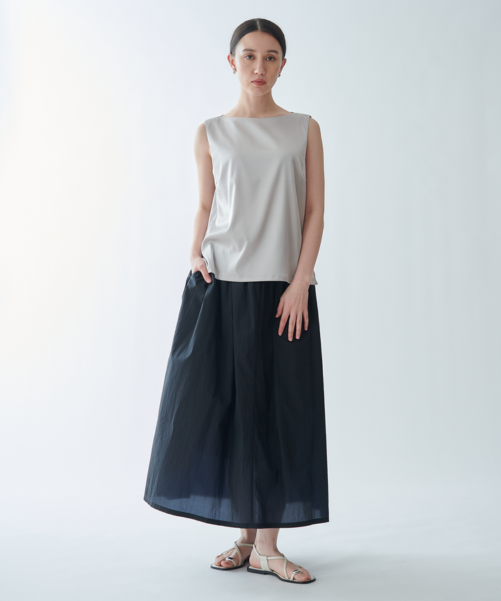 シースルータフタスカート