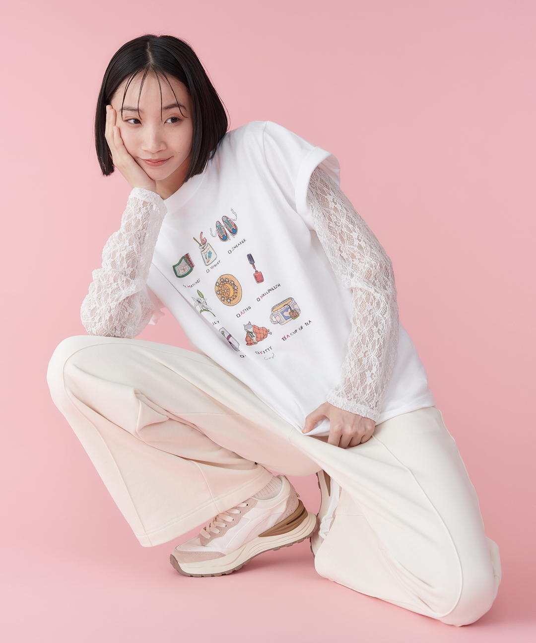 ピンタックスウェットパンツ – FACE SANS FARD ピンタックスウェットパンツ – FACE SANS FARD