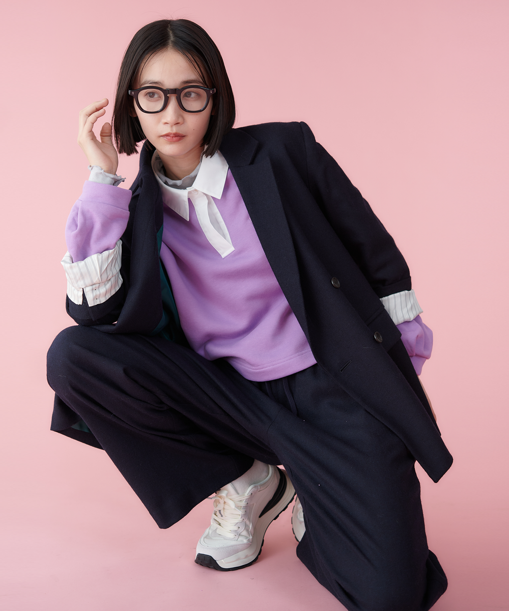 モデル H：165cm / 38 / ネイビー系
