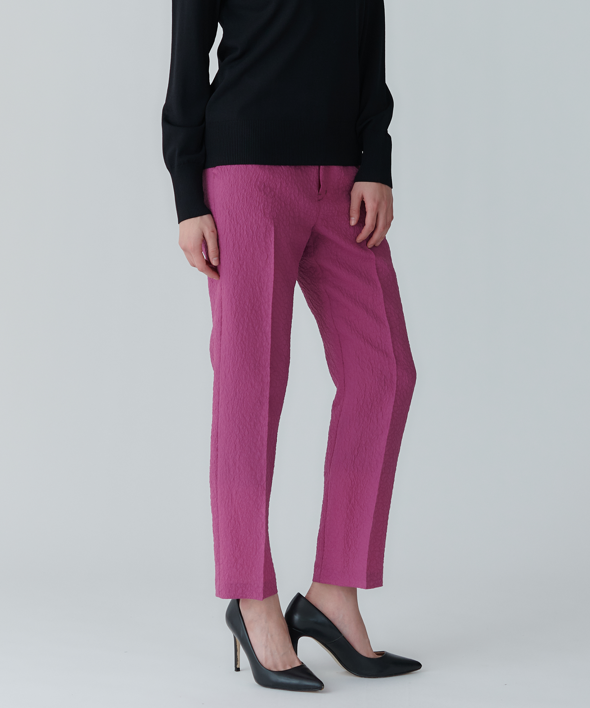 ジャガードテーパードパンツ \u2013 FACE SANS FARD 【Dries Van Noten 