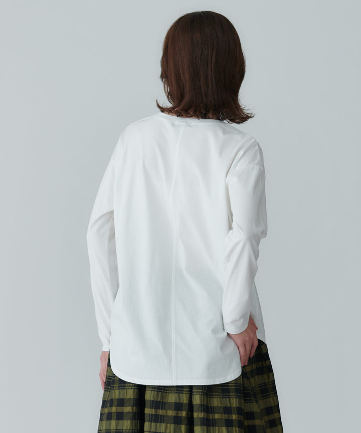 フォトプリントオーバーサイズロングTシャツ