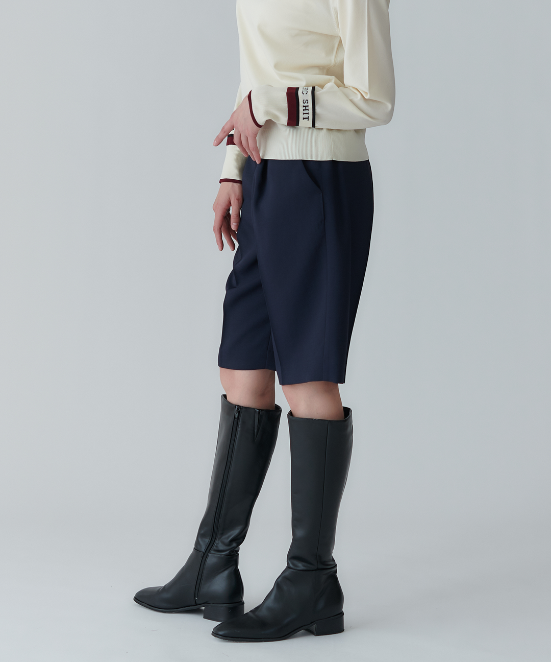 ワンタックセンタープレスショートパンツ – FACE SANS FARD ワンタックセンタープレスショートパンツ – FACE SANS FARD