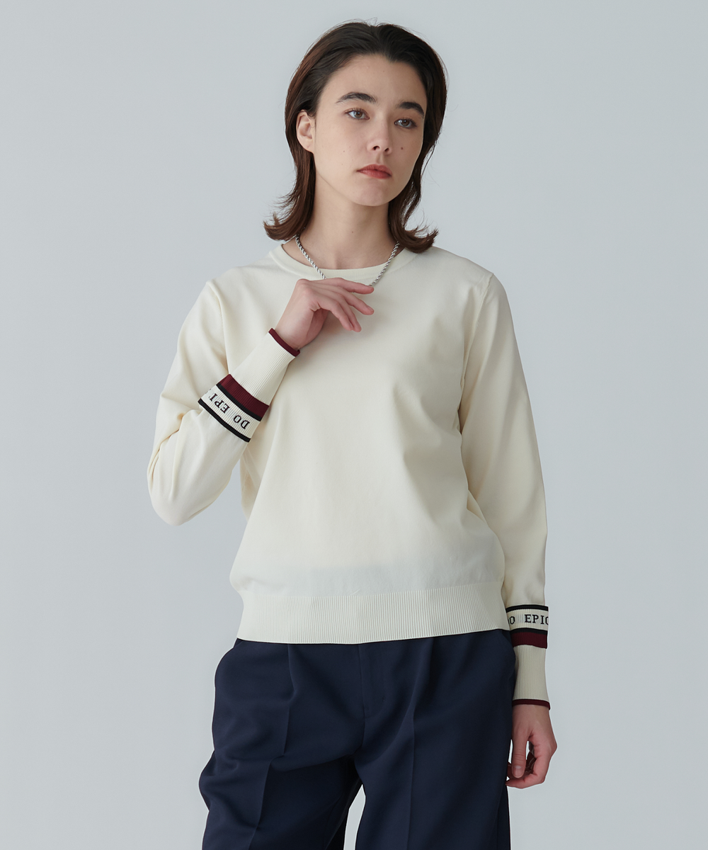 モデル H：165cm / 38 / オフホワイト