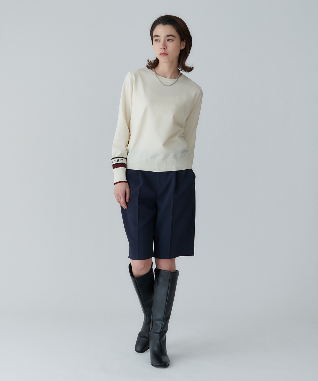 ワンタックセンタープレスショートパンツ – FACE SANS FARD ワンタックセンタープレスショートパンツ – FACE SANS FARD