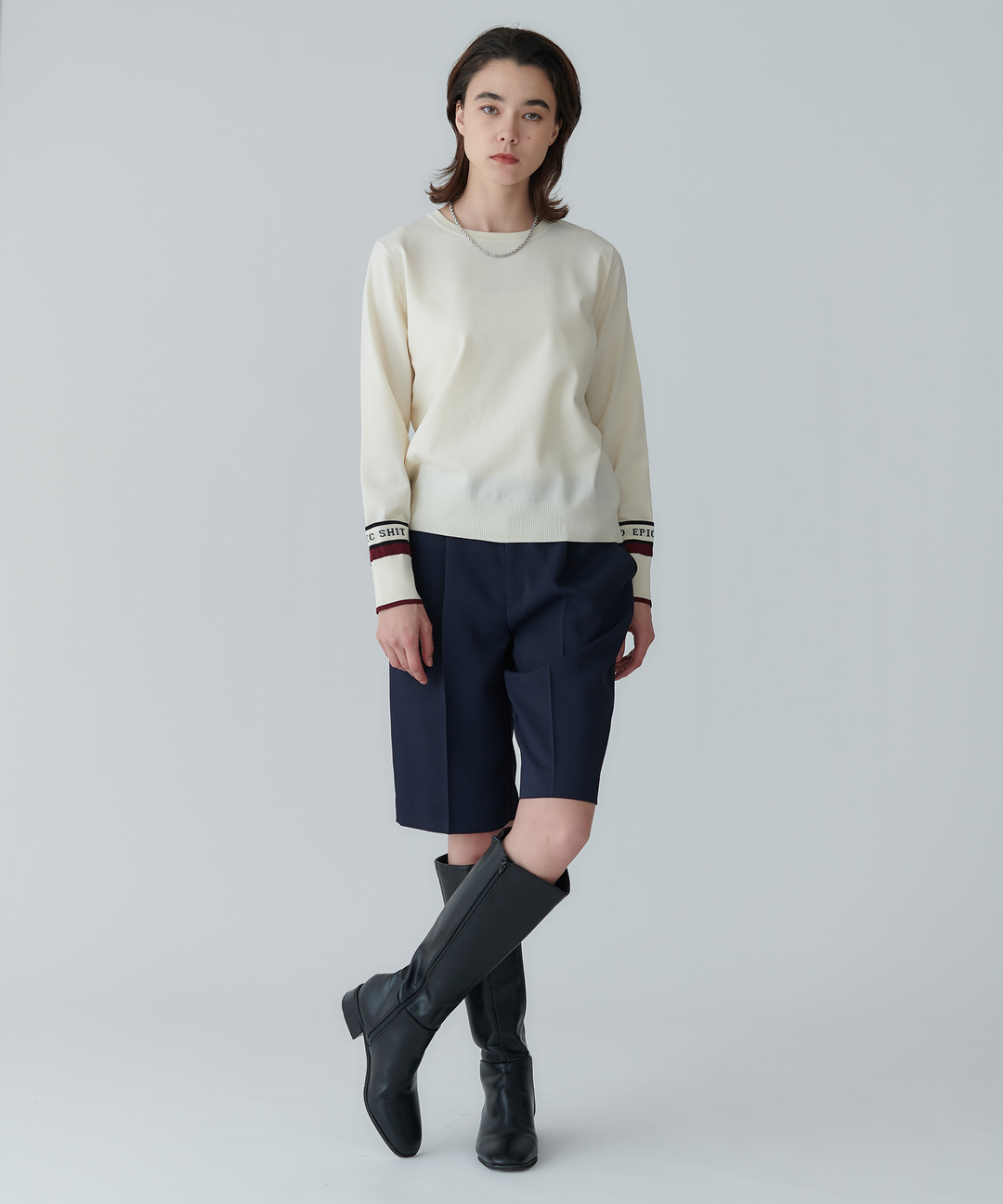 ワンタックセンタープレスショートパンツ – FACE SANS FARD ワンタックセンタープレスショートパンツ – FACE SANS FARD