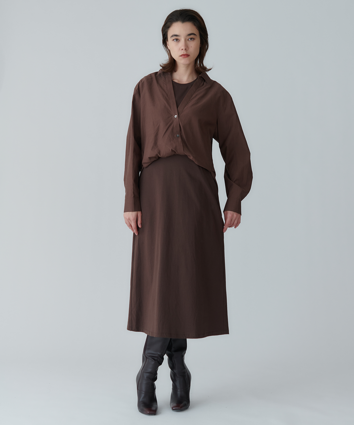 ドッキングシャツワンピース – FACE SANS FARD ドッキングシャツワンピース – FACE SANS FARD