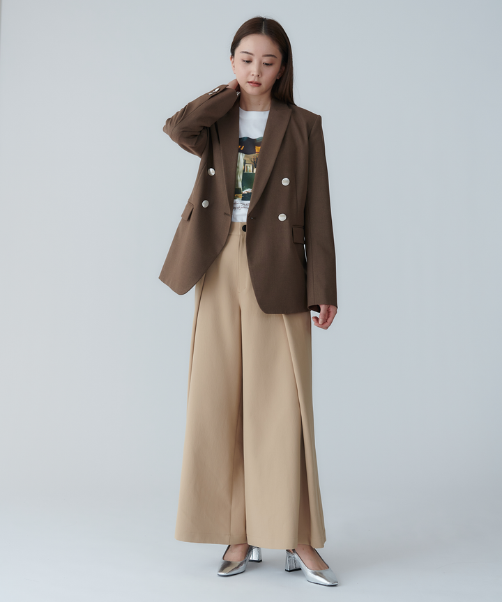 ワイドストレートパンツ