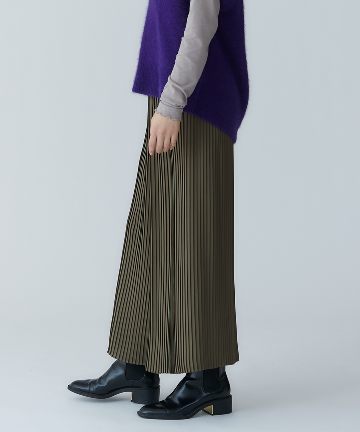 ヴィンテージサテンプリーツパンツ
