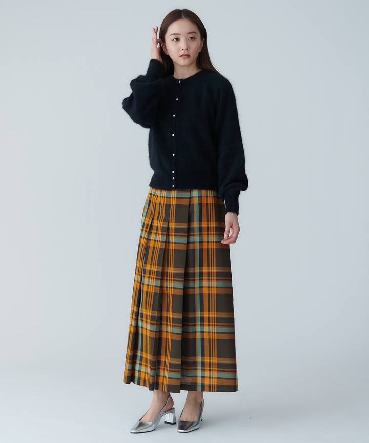 ビッグチェックAラインスカート