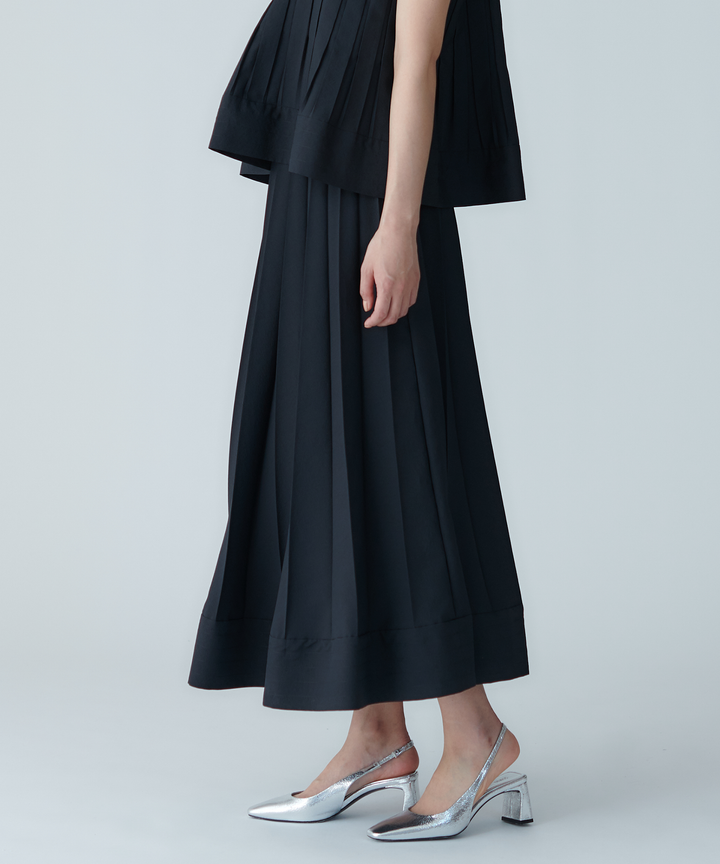 アコーディオンプリーツスカート