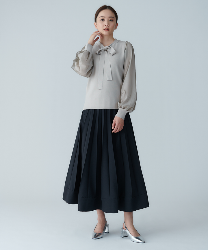 アコーディオンプリーツスカート