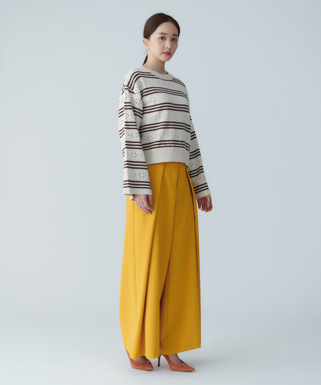 ワイドストレートパンツ