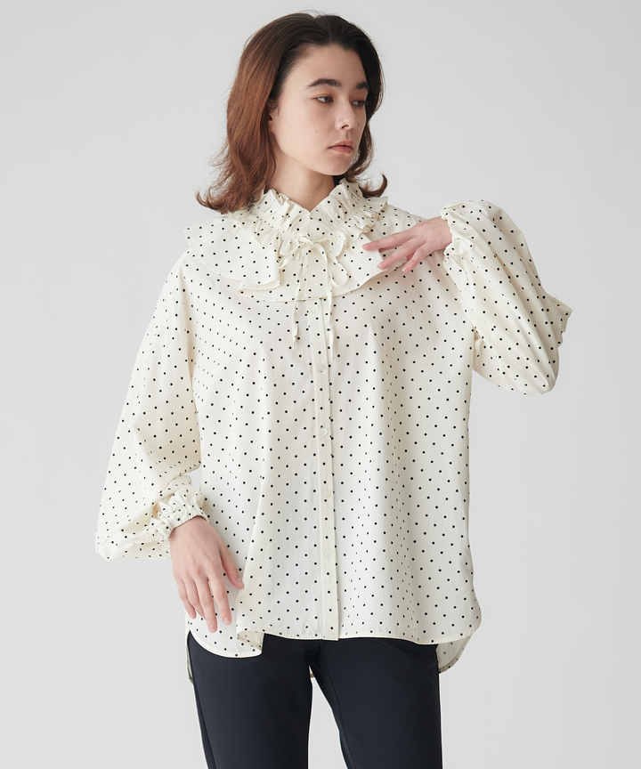 2WAY襟セットブラウス