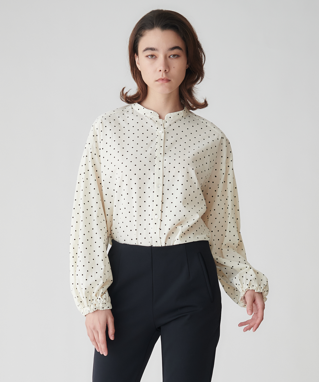 2WAY襟セットブラウス