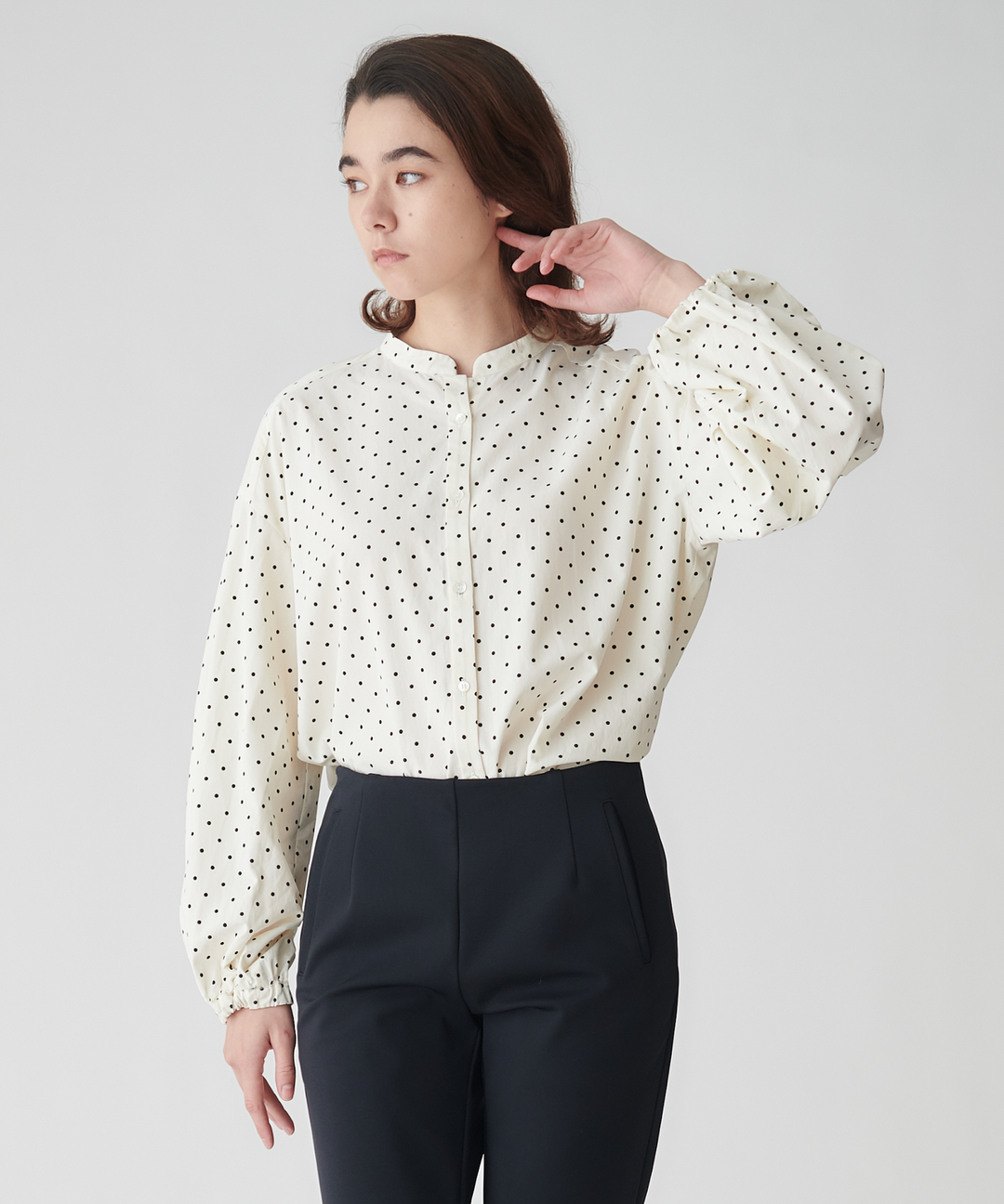 2WAY襟セットブラウス