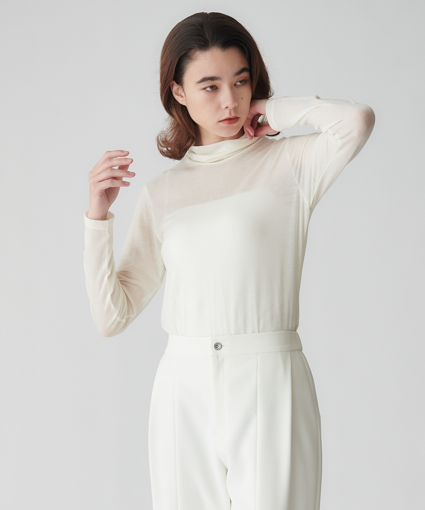 【美品】PLATS PLATS ハイネックトップス サイズ3 PLEATS PLEASE ISSEY MIYAKE - 美品 プリーツプリーズ イッセイミヤケ