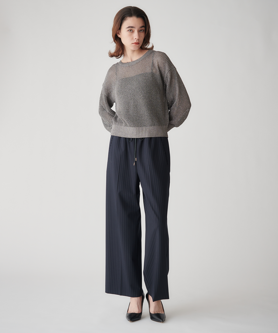 ストレッチワイドパンツ