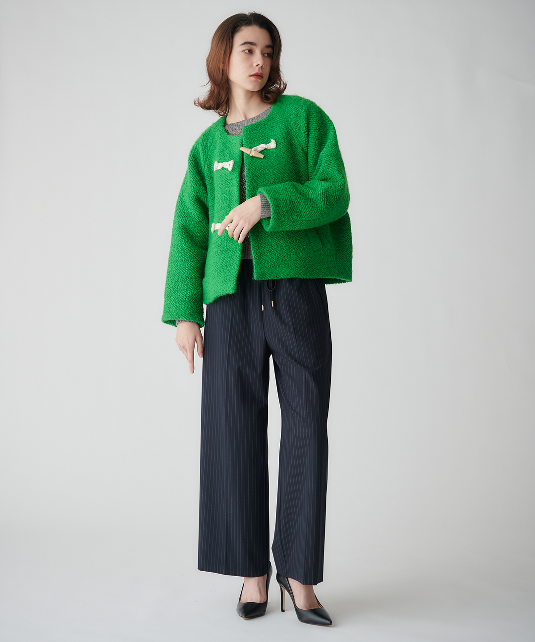 トグルボタンショートコート – FACE SANS FARD トグルボタンショートコート – FACE SANS FARD