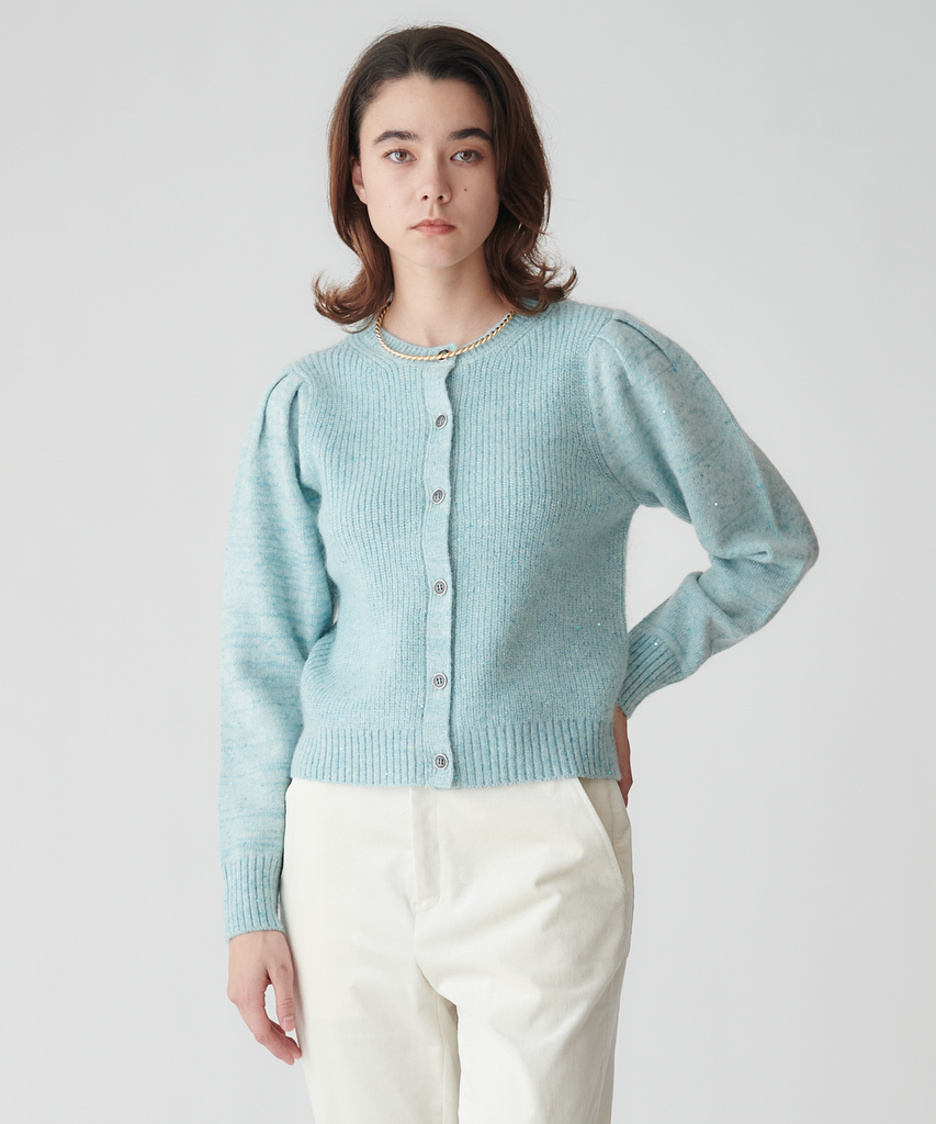 モヘヤスパンコールニットカーディガン – FACE SANS FARD