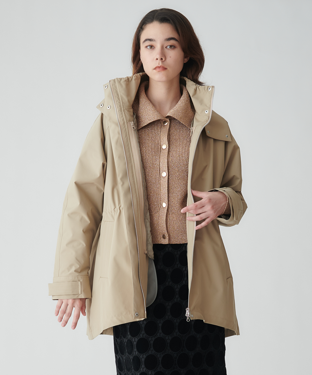 ステッチワークモッズコート – FACE SANS FARD ステッチワークモッズコート – FACE SANS FARD