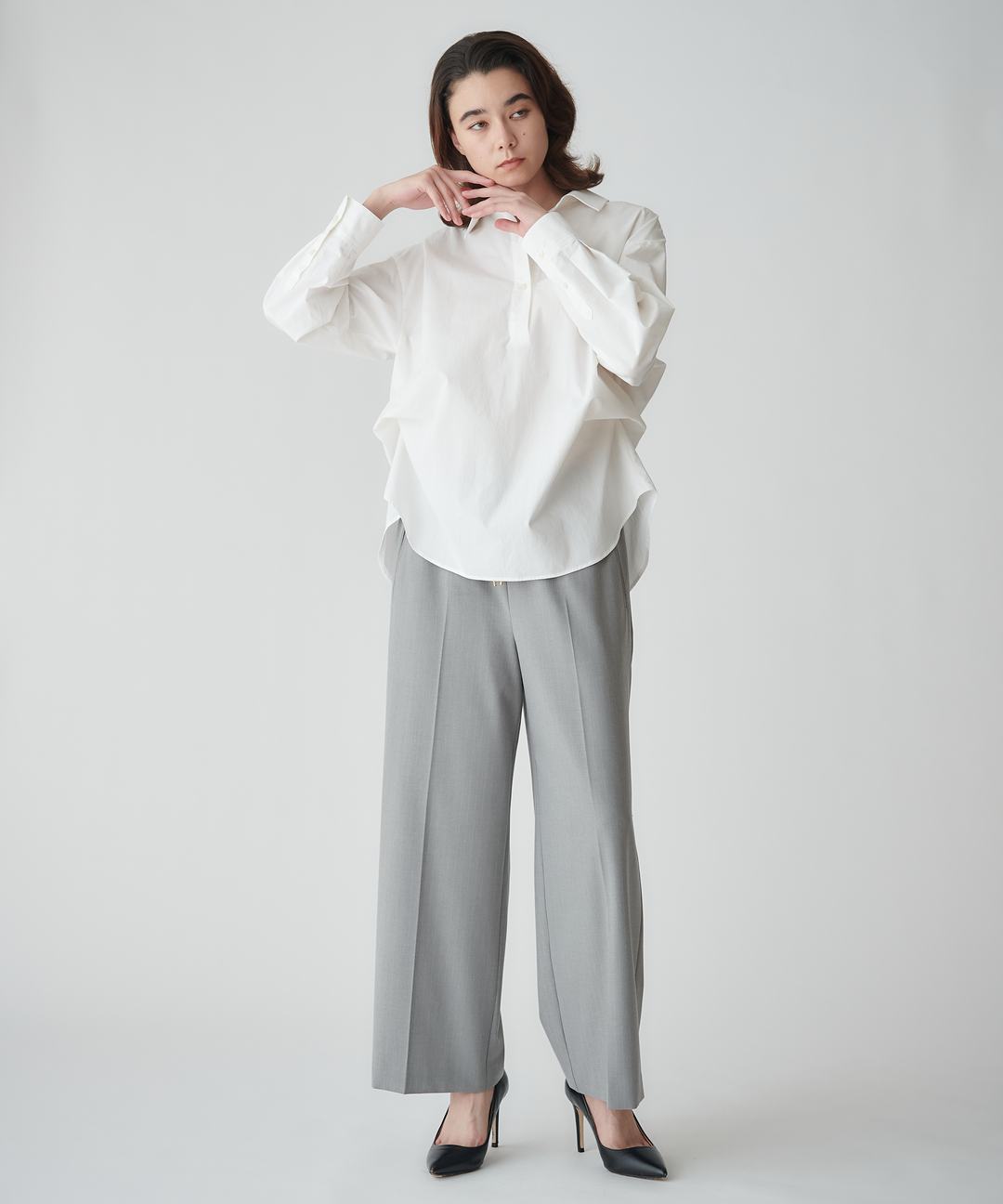 ストレッチワイドパンツ