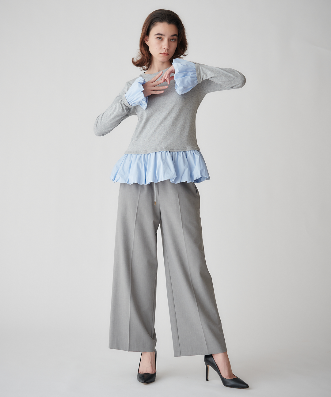 ストレッチワイドパンツ