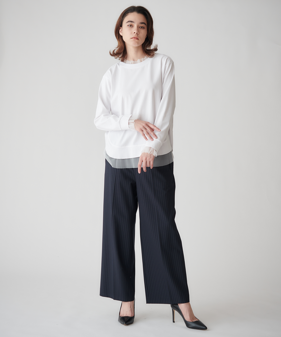 ストレッチワイドパンツ