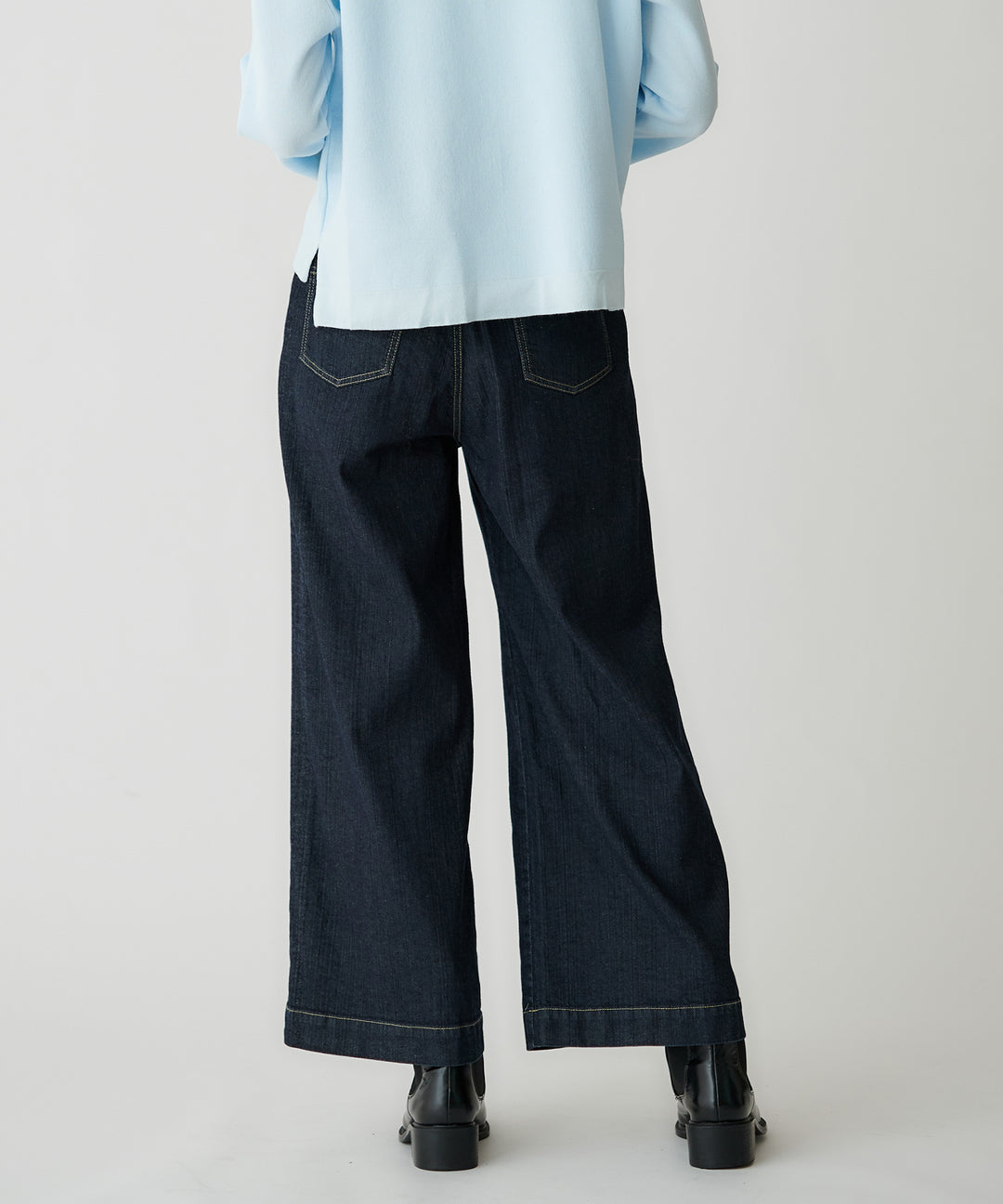 ワイドデニムパンツ