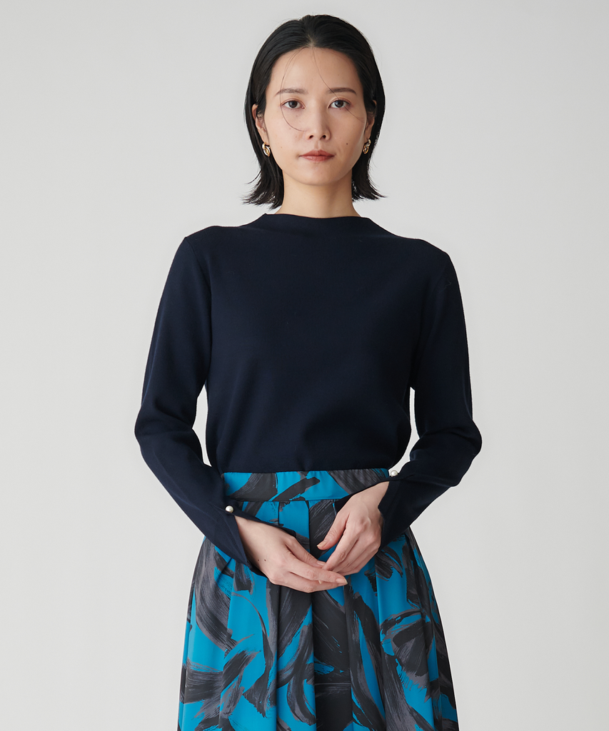 ハイゲージ総針ニット – FACE SANS FARD