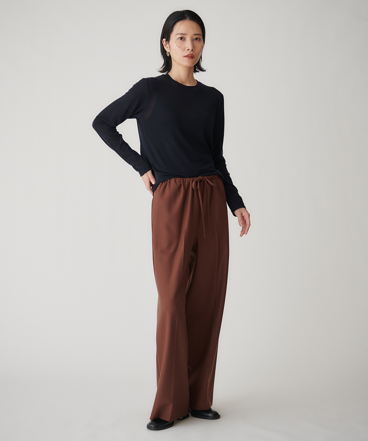 カシミアシルクシアージャージトップス