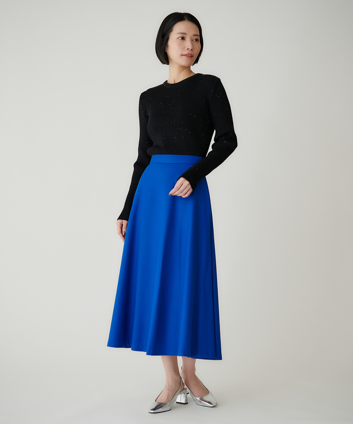 ウールサキソニーサーキュラースカート