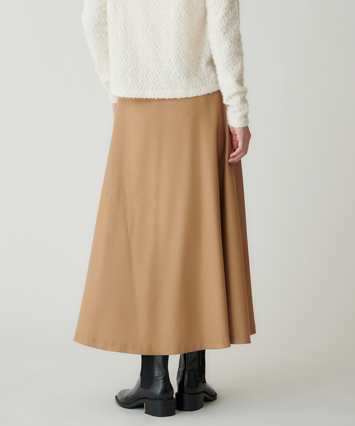 ウールサキソニーサーキュラースカート